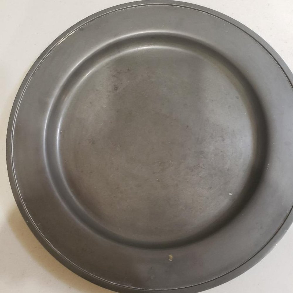 12" Insico Pewter Charger / Plater / Serving Dish - Pre-owned